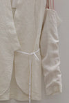 marc le bihan stitching kimono jacket 2201-E21 OFF WHITE